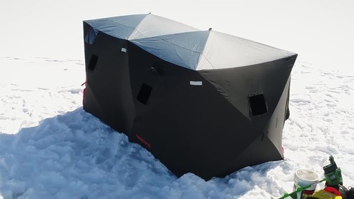 Guide Gear Insulated Ice Fishing Shelter 6' x 12' - image 10 from the video