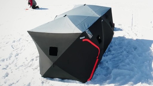 Guide Gear Insulated Ice Fishing Shelter 6' x 12' - image 6 from the video