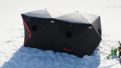 Guide Gear Insulated Ice Fishing Shelter 6' x 12' - image 9 from the video