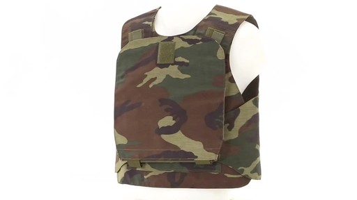 Italian Military Surplus Woodland Plate Carrier Vest New - image 1 from the video
