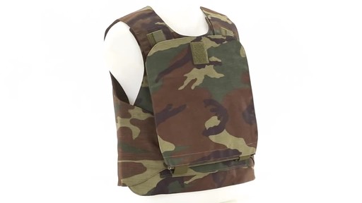 Italian Military Surplus Woodland Plate Carrier Vest New - image 3 from the video