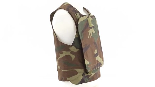 Italian Military Surplus Woodland Plate Carrier Vest New - image 4 from the video