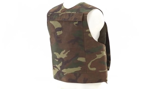 Italian Military Surplus Woodland Plate Carrier Vest New - image 6 from the video