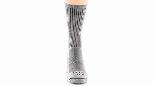 Guide Gear Lifetime Lightweight Crew Socks 360 View - image 2 from the video