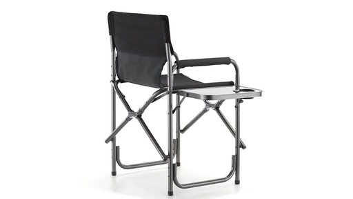 Guide Gear Oversized Tall Directors Chair Blue 500-lb. Capacity 360 View - image 4 from the video