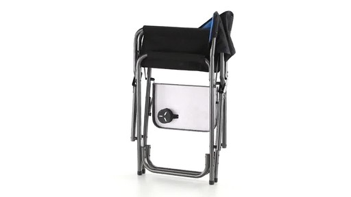 Guide Gear Oversized Tall Directors Chair Blue 500-lb. Capacity 360 View - image 7 from the video