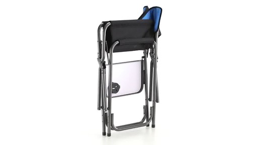 Guide Gear Oversized Tall Directors Chair Blue 500-lb. Capacity 360 View - image 8 from the video