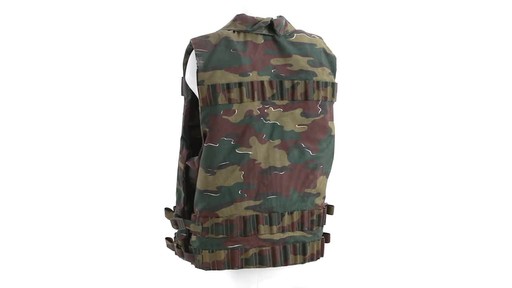 Belgian Military Surplus Camo Vest Used 360 View - image 9 from the video