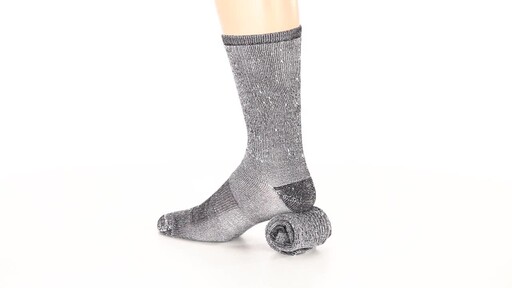 Guide Gear Men's Merino Wool Blend Crew Socks 3 Pairs 360 VIew - image 2 from the video