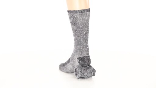 Guide Gear Men's Merino Wool Blend Crew Socks 3 Pairs 360 VIew - image 3 from the video