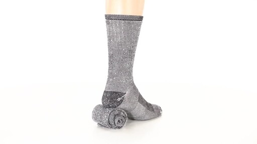 Guide Gear Men's Merino Wool Blend Crew Socks 3 Pairs 360 VIew - image 5 from the video