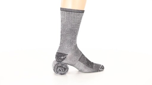 Guide Gear Men's Merino Wool Blend Crew Socks 3 Pairs 360 VIew - image 6 from the video