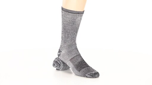 Guide Gear Men's Merino Wool Blend Crew Socks 3 Pairs 360 VIew - image 8 from the video