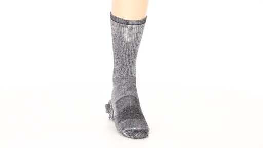 Guide Gear Men's Merino Wool Blend Crew Socks 3 Pairs 360 VIew - image 9 from the video