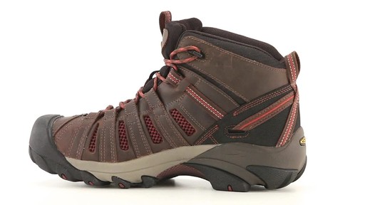 KEEN Utility Men's Flint Mid Steel Toe Work Boots 360 View - image 5 from the video