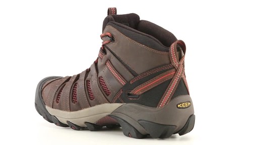 KEEN Utility Men's Flint Mid Steel Toe Work Boots 360 View - image 6 from the video