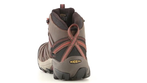 KEEN Utility Men's Flint Mid Steel Toe Work Boots 360 View - image 7 from the video