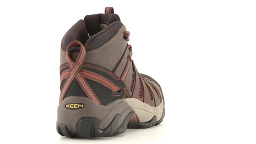 KEEN Utility Men's Flint Mid Steel Toe Work Boots 360 View - image 8 from the video