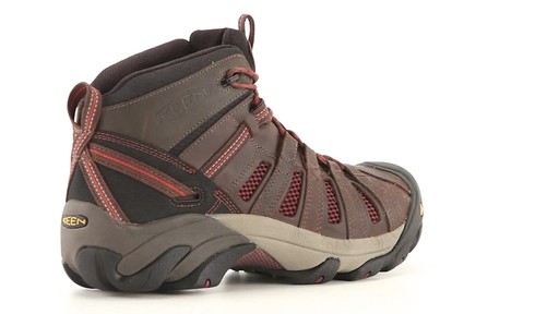 KEEN Utility Men's Flint Mid Steel Toe Work Boots 360 View - image 9 from the video