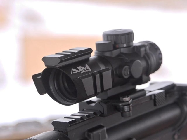 AIM Sports® 4x32mm AR-15 Horseshoe Reticle Scope - image 10 from the video