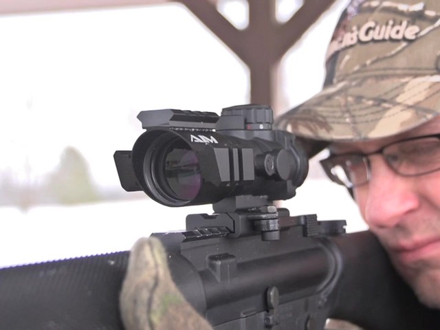 AIM Sports® 4x32mm AR-15 Horseshoe Reticle Scope - image 5 from the video
