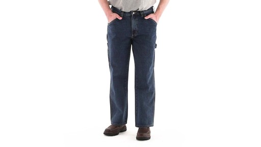 Guide Gear Men's 5-Pocket Carpenter Jeans 360 View - image 10 from the video