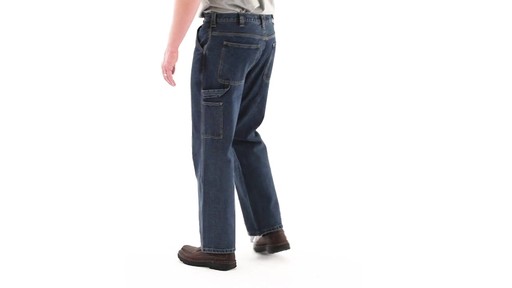 Guide Gear Men's 5-Pocket Carpenter Jeans 360 View - image 7 from the video