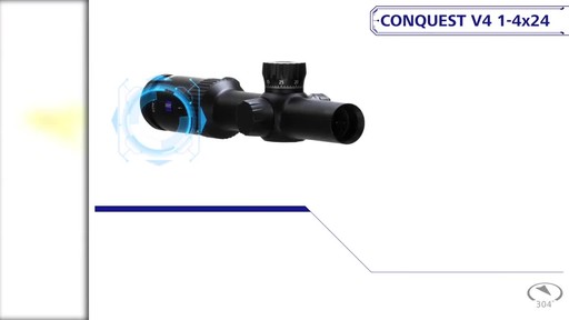 Zeiss Conquest V4 1-4x24mm Illuminated #60 Plex Rifle Scope - image 6 from the video