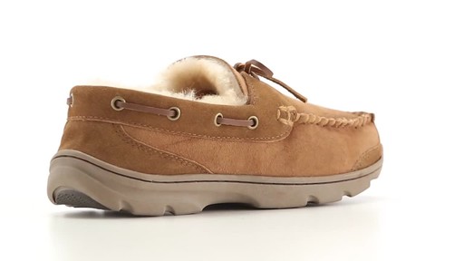 Guide Gear Shearling Double Face Moc Slippers - image 2 from the video