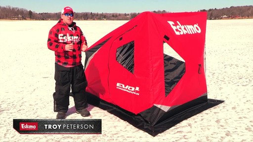 Eskimo Evo 1-man Crossover Ice Shelter - image 4 from the video