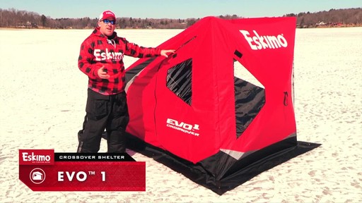 Eskimo Evo 1-man Crossover Ice Shelter - image 8 from the video