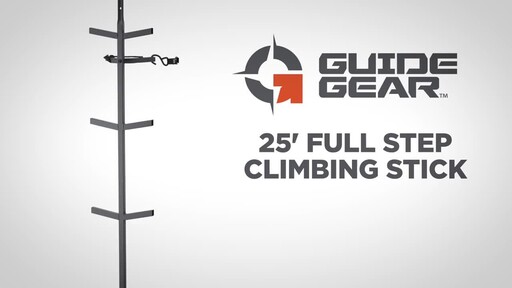 Guide Gear 25' Full Step Climbing Stick - image 1 from the video
