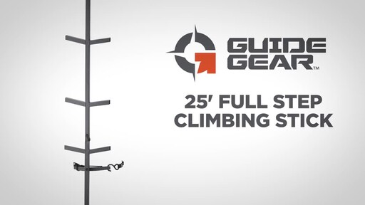 Guide Gear 25' Full Step Climbing Stick - image 2 from the video