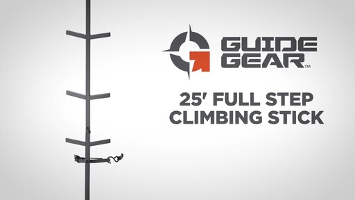 Guide Gear 25' Full Step Climbing Stick - image 3 from the video