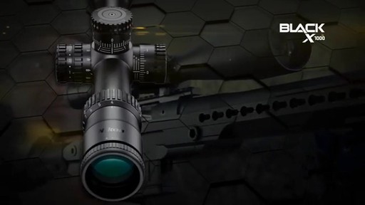 Nikon BLACK X1000 4-16x50SF X-MOA Reticle Rifle Scope - image 2 from the video