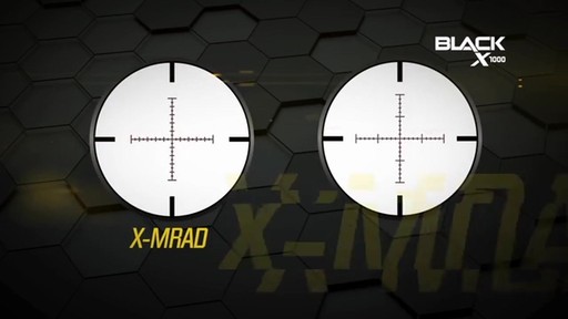 Nikon BLACK X1000 4-16x50SF X-MOA Reticle Rifle Scope - image 3 from the video
