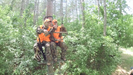 Sniper® 15' Deluxe 2-man Ladder Stand - image 3 from the video