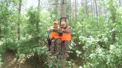 Sniper® 15' Deluxe 2-man Ladder Stand - image 6 from the video