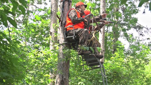 Sniper® 15' Deluxe 2-man Ladder Stand - image 7 from the video