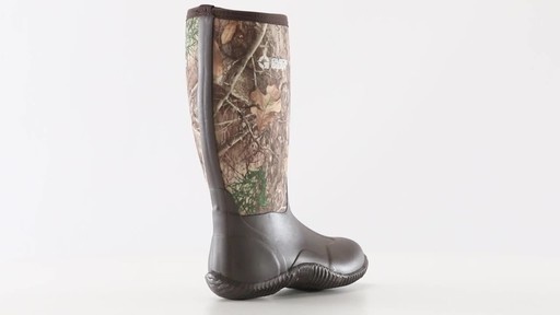 Guide Gear Women's High Camo Bogger Rubber Boots - image 7 from the video