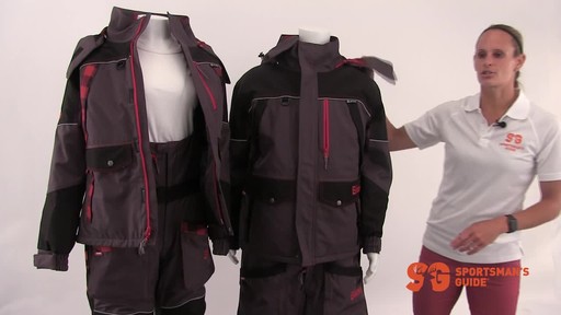 Eskimo Women's Keeper Insulated Waterproof Bibs - image 3 from the video