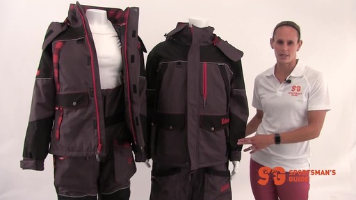 Eskimo Women's Keeper Insulated Waterproof Bibs - image 9 from the video