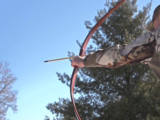 Rudder Bows Archery Handmade Hickory Longbow - image 2 from the video