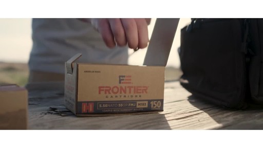 Hornady Frontier Cartridge .223 Remington FMJ 55 Grain 500 Rounds - image 4 from the video