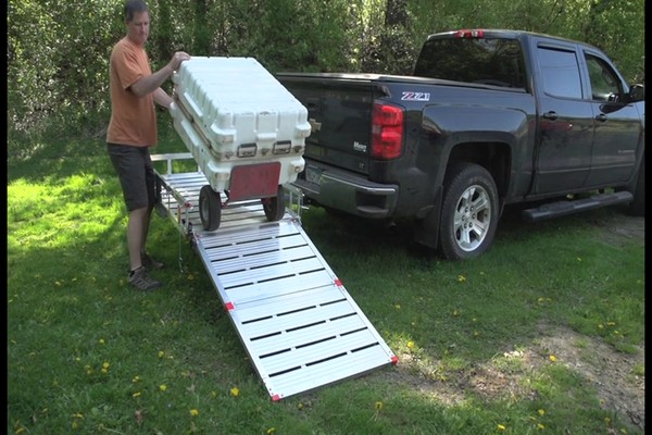 Guide Gear Aluminum Cargo Carrier with Ramp 60