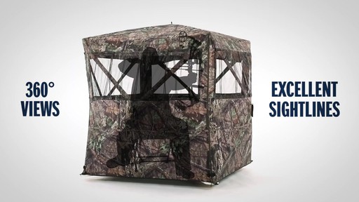 Bolderton 5-Hub Ground Hunting Blind - image 5 from the video