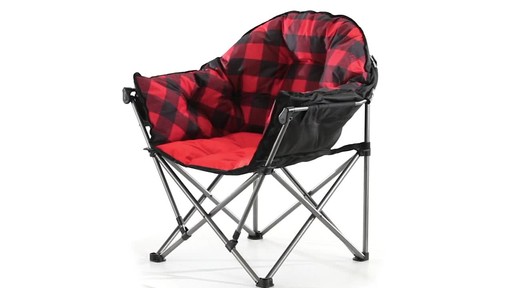 Guide Gear Oversized Club Camp Chair 500-lb. Capacity 360 View - image 7 from the video