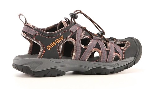 Guide Gear Men's Rivers Edge Sandals 360 View - image 10 from the video