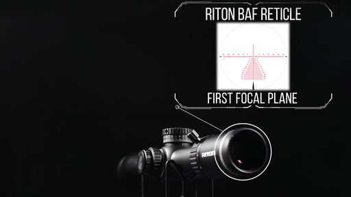 Riton X5 Conquer 5-25x50mm Rifle Scope BAF Illuminated FFP Reticle - image 5 from the video