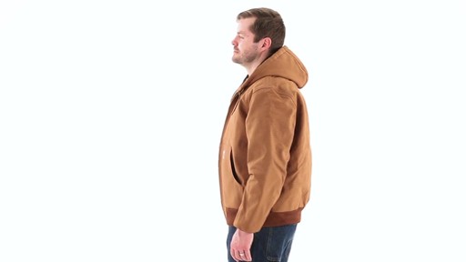 Carhartt Men's Thermal Duck Jacket 360 View - image 5 from the video